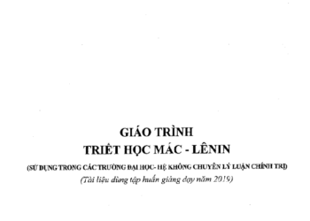 triết học mác lênin 1