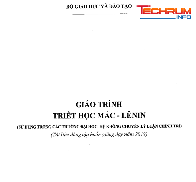 triết học mác lênin 1