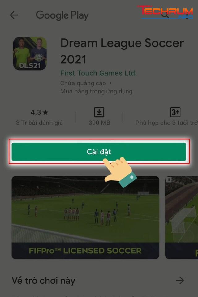 Cách tải Dream League Soccer 2021 trên Android 4