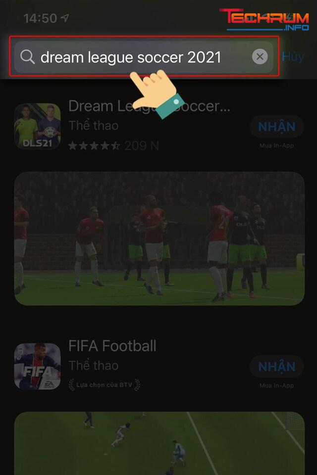 cách tải Dream League Soccer 2021 trên iOS 2