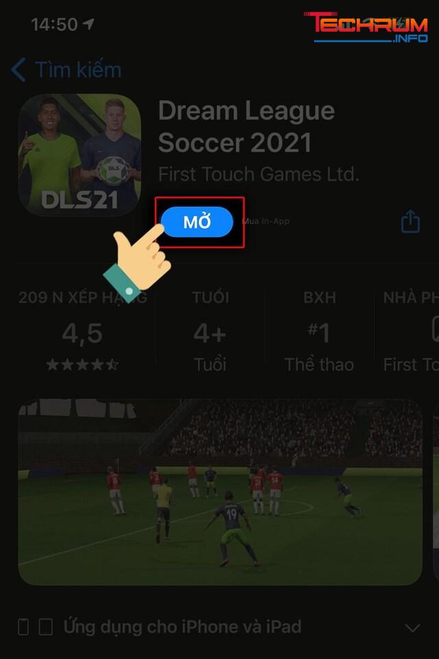 cách tải Dream League Soccer 2021 trên iOS 4