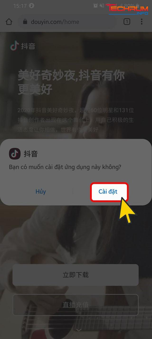 Cách tải TikTok Trung Quốc cho Android 4