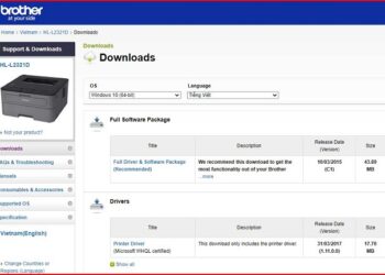 driver brother 2321d tiếng việt 1