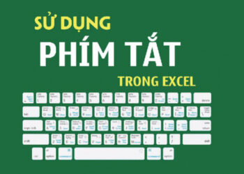 Dùng phím tắt excel