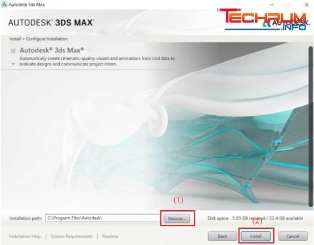 Hướng dẫn đặt 3Ds Max 2021-3