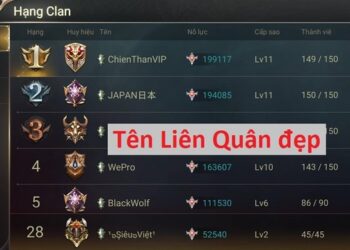 tên liên quân đẹp 1