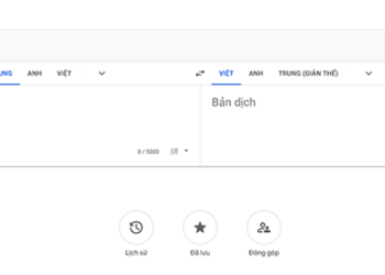Web app dịch tiếng Google Dịch