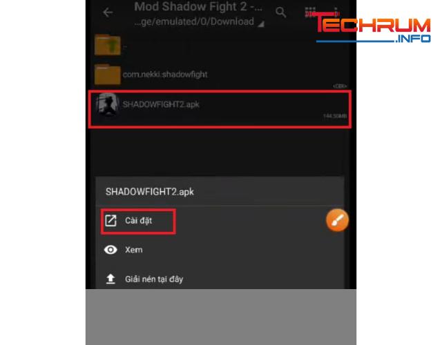 Cách cài đặt mod Shadow Fight 2 Hack Level 52 level download 2