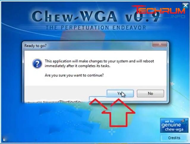 Cách cài đặt và kích hoạt bằng Chew WGA v0.9 -3