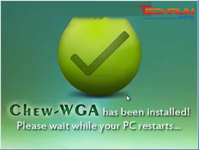 Cách cài đặt và kích hoạt bằng Chew WGA v0.9 -4