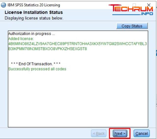 cài đặt IBM SPSS Statistics 20 -18