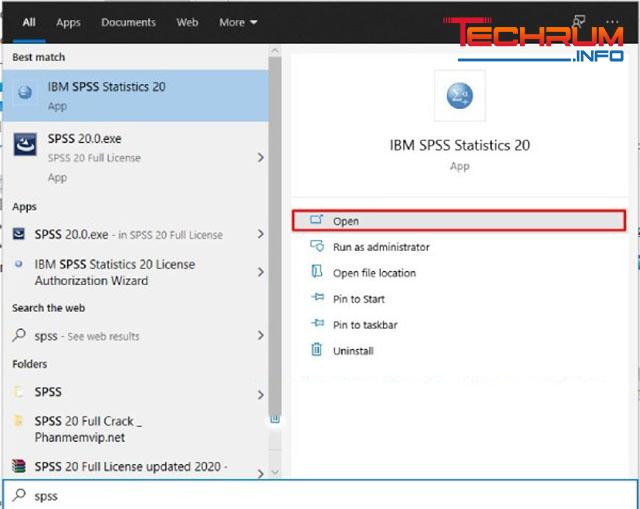 cài đặt IBM SPSS Statistics 20 -20