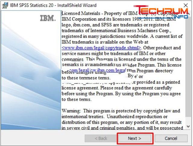 cài đặt IBM SPSS Statistics 20 -3