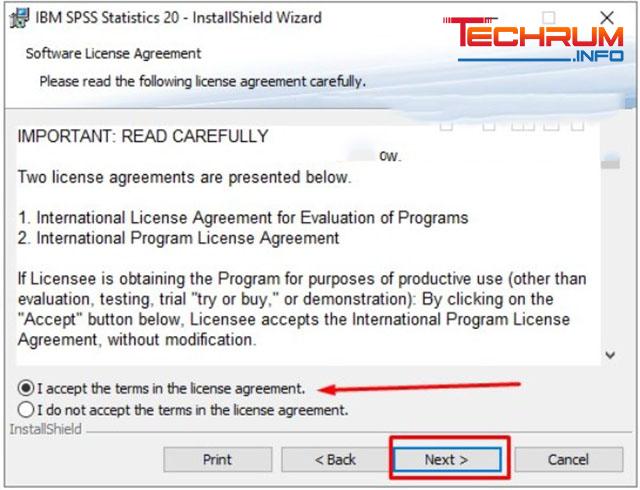 cài đặt IBM SPSS Statistics 20 -5