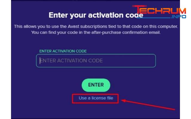 Cài đặt avast license file 9