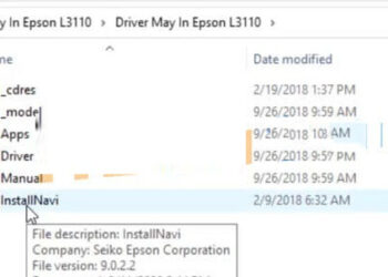 Hướng dẫn cài đặt driver Epson L3110-1