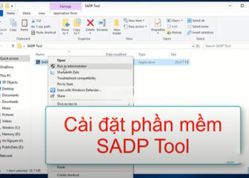Hướng dẫn Cài đặt SADP Tools 1