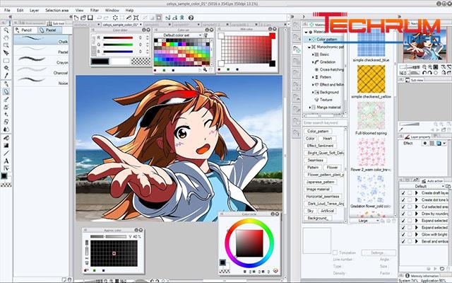 Phần mềm vẽ trên máy tính Clip Studio Paint