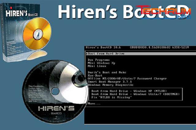 Phân vùng ổ đĩa với Hiren's BootCD
