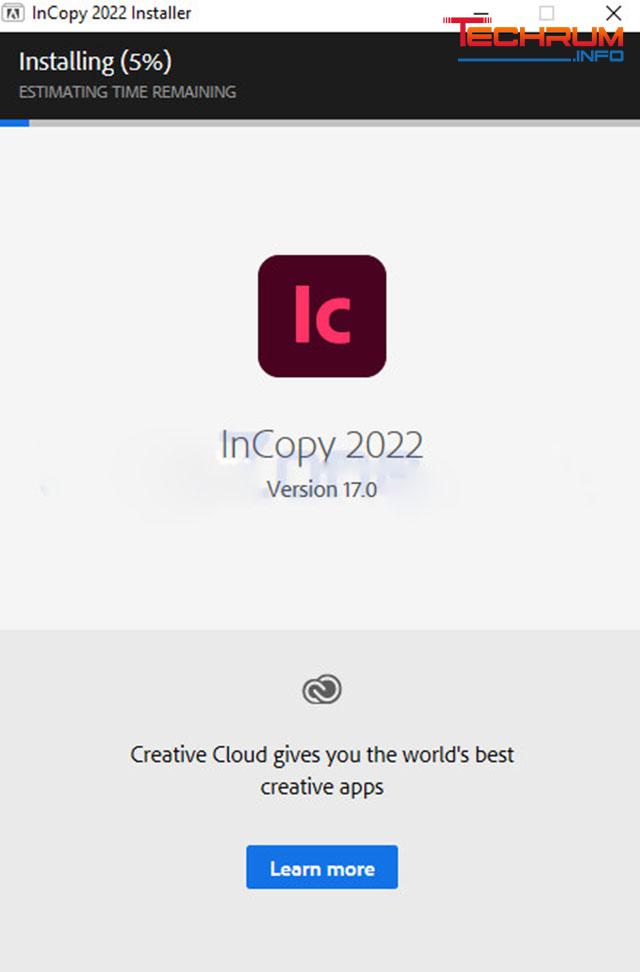 Cài đặt Adobe InCopy 2022-4