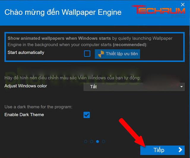 Cài đặt phần mềm  Wallpaper Engine 6