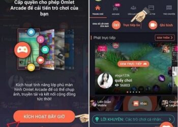 cách Livestream trực tiếp bằng Omlet Arcade 1