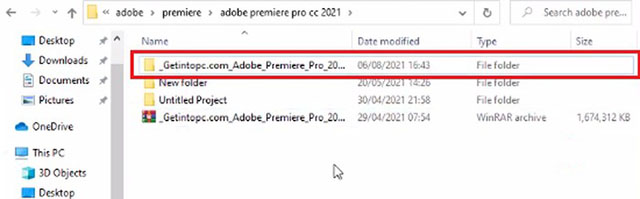 Cài đặt Adobe Premiere Pro CC 2021