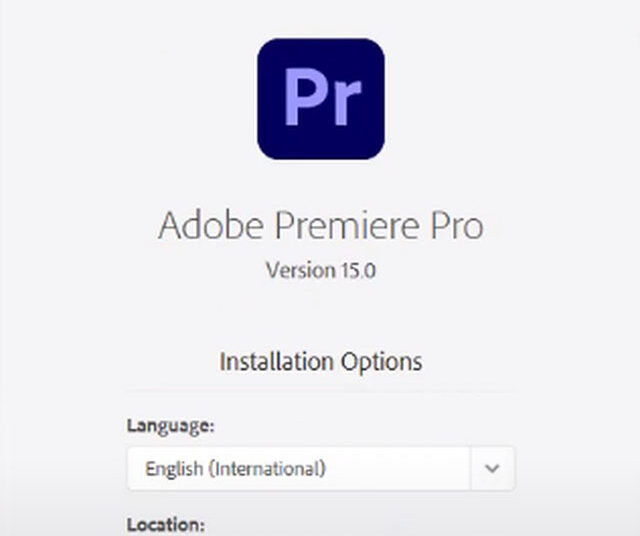 Cài đặt Adobe Premiere Pro CC 2021