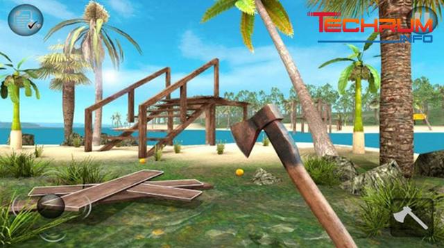 Game sinh tồn xây dựng Raft Survival Forest