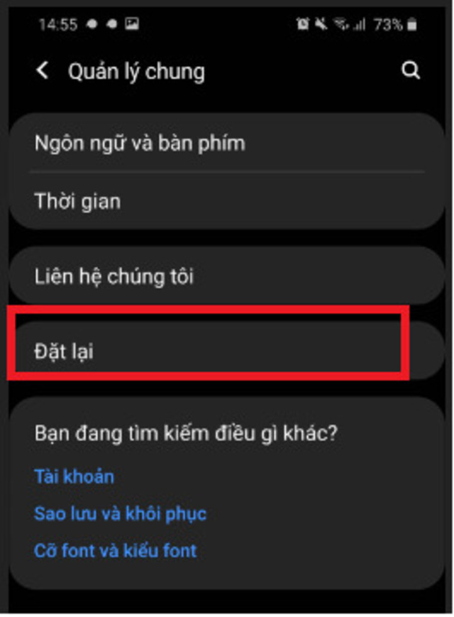 Khôi phục cài đặt gốc 2